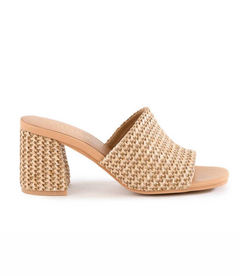 NEW SEYCHELLES women's adapt raffia heel sandals in natural